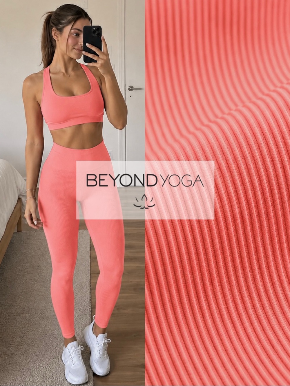 NWT • Beyond Yoga Ribbed Leggings